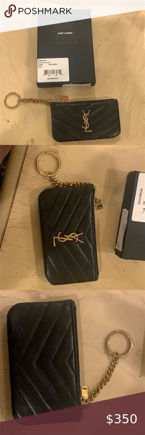 ysl cash holder|ysl keychain card holder.